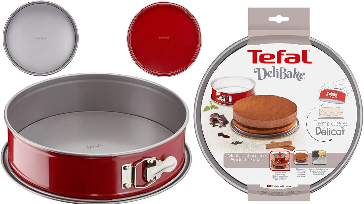 Chollo Molde redondo desmontable Tefal Delibake de 23 cm por sólo 11,89€ (-15%)