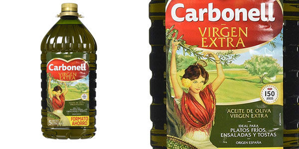 Chollo Garrafa de Aceite de Oliva Carbonell VIRGEN EXTRA de 5 litros por sólo 24,95€ en Carrefour ¡4,99€ el litro!