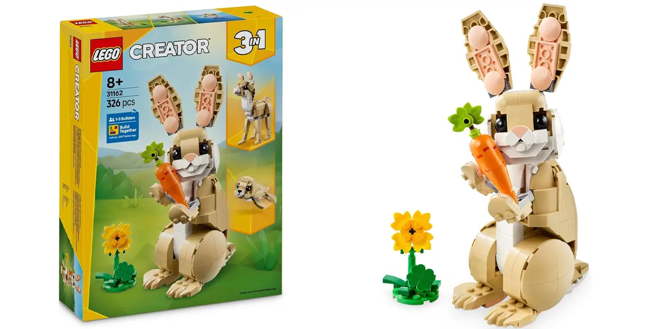 Chollo LEGO Creator 3 en 1 Lindo Conejito por sólo 14,99€ (25% de descuento)