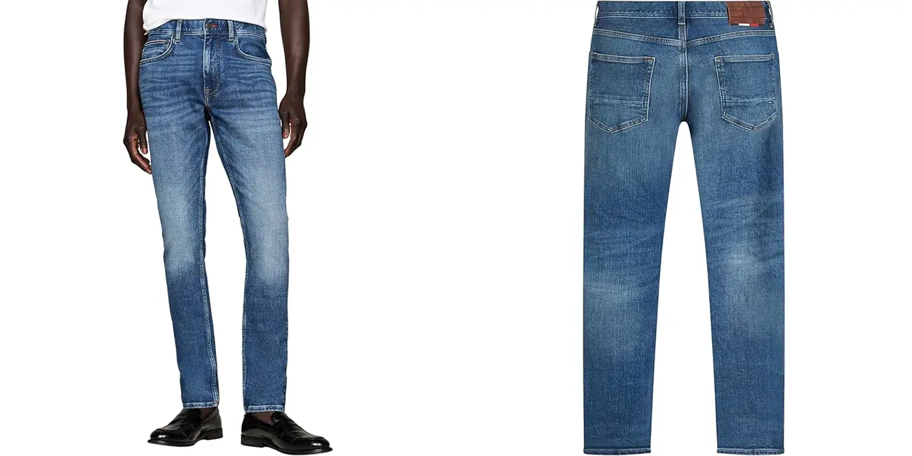 Chollo Vaqueros Tommy Hilfiger Tapered Slim Fit para hombre por sólo 53,96€ con envío gratis (-55%)