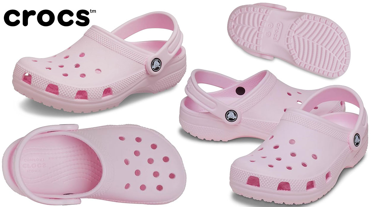 Chollo Zuecos Crocs rosas para niños por sólo 15,65€ (-60%)