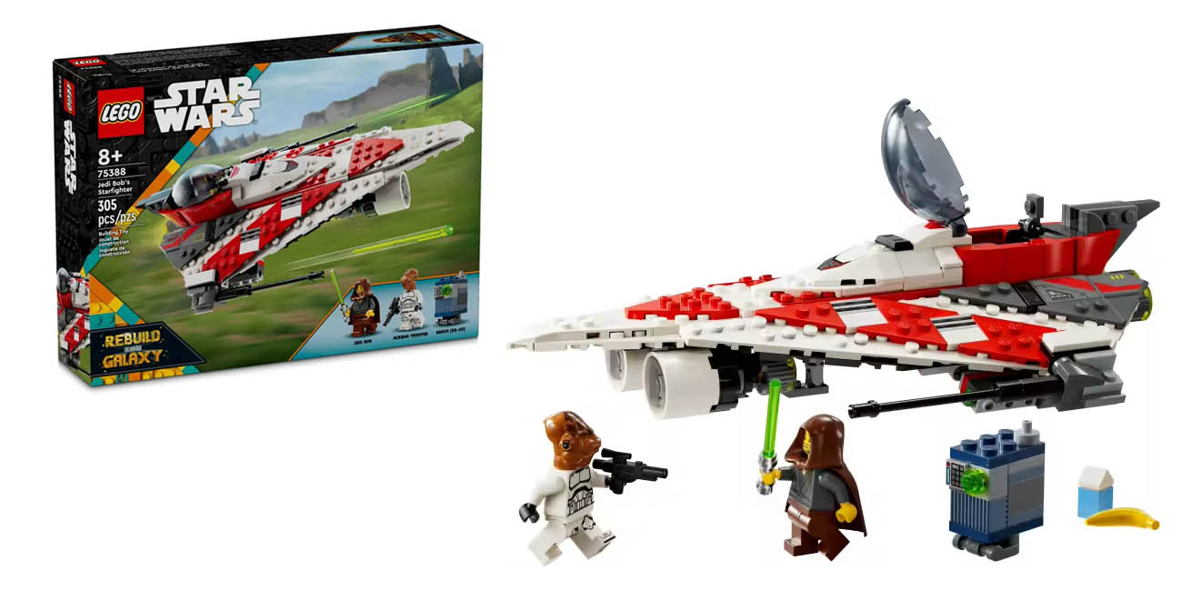 Chollo Caza Estelar del Jedi Bob LEGO Star Wars por sólo 26,67€ y envío gratis con cupón (-33%)