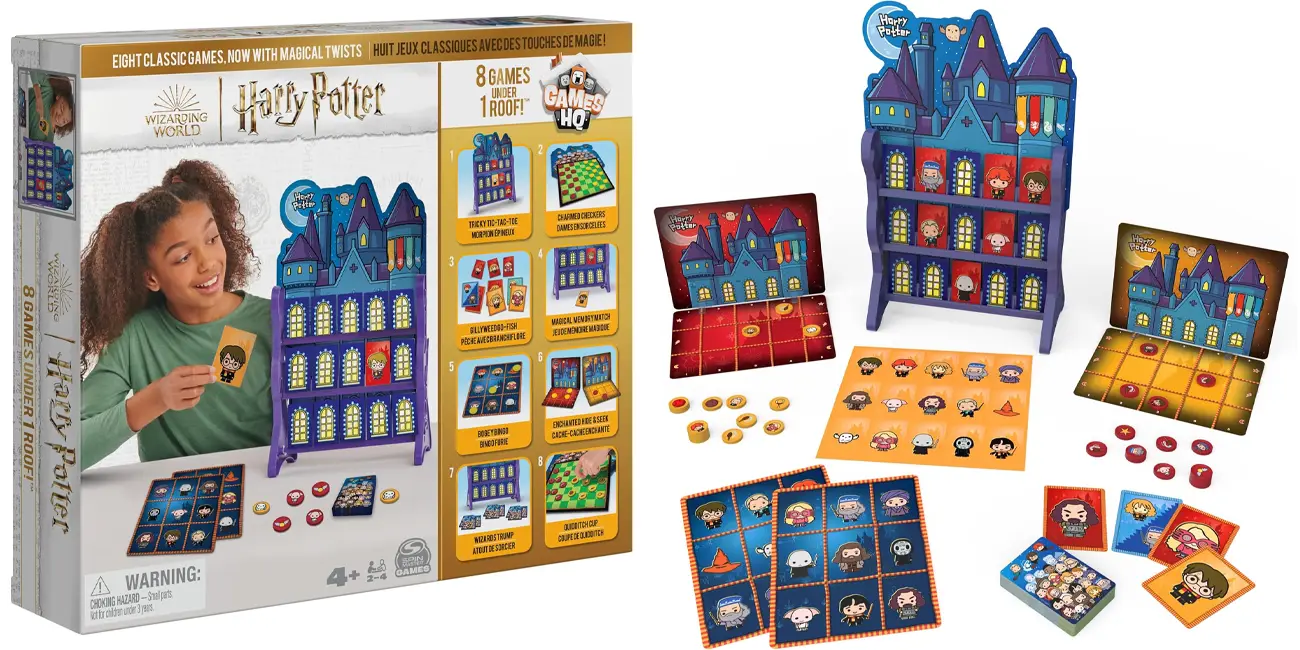 Chollo Juego de mesa Wizarding World de Harry Potter con 8 juegos en 1 por sólo 16,36€ (-53%)