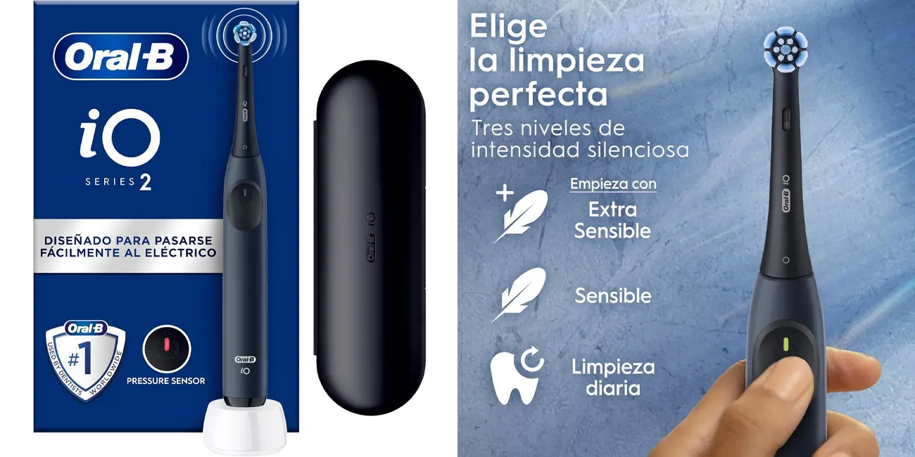 Chollo Cepillo de dientes eléctrico Oral-B iO 2 por sólo 49,95€ con envío gratis (-38%)