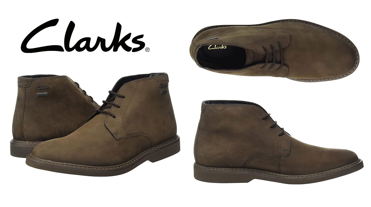 Estas botas Clarks con membrana Gore-Tex bajan a la mitad de su precio habitual