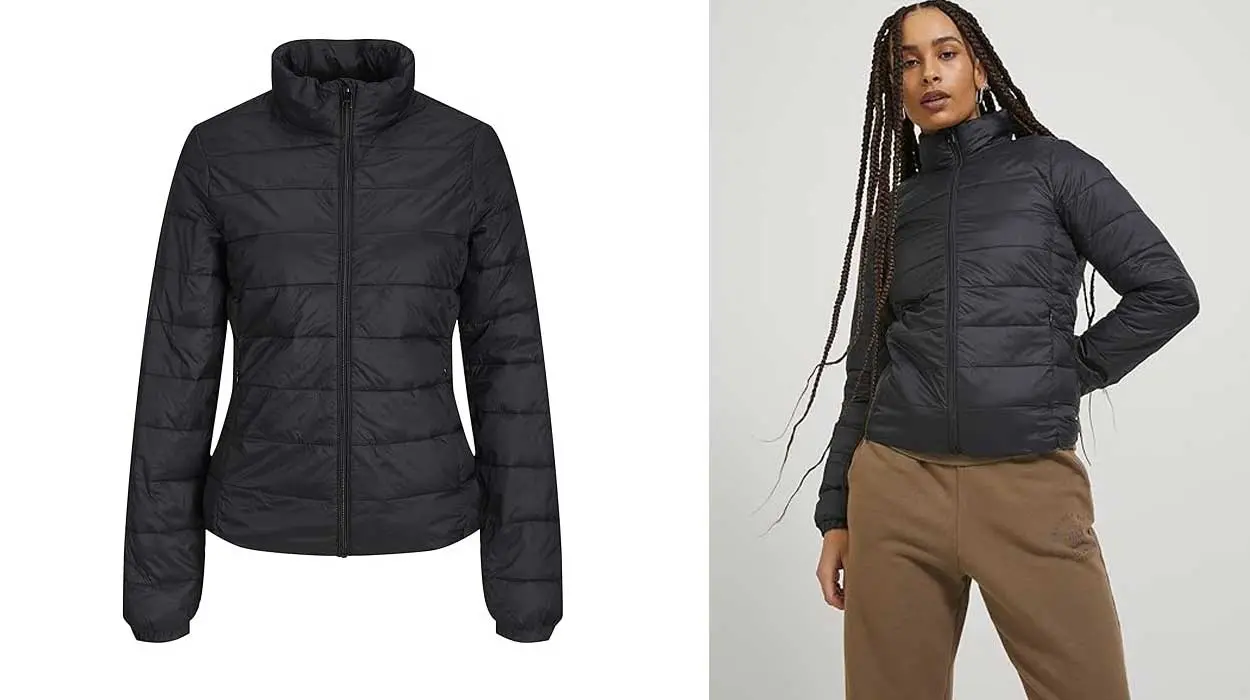 Esta chaqueta acolchada de la colección femenina de Jack & Jones está hoy a un precio irresistible en Amazon