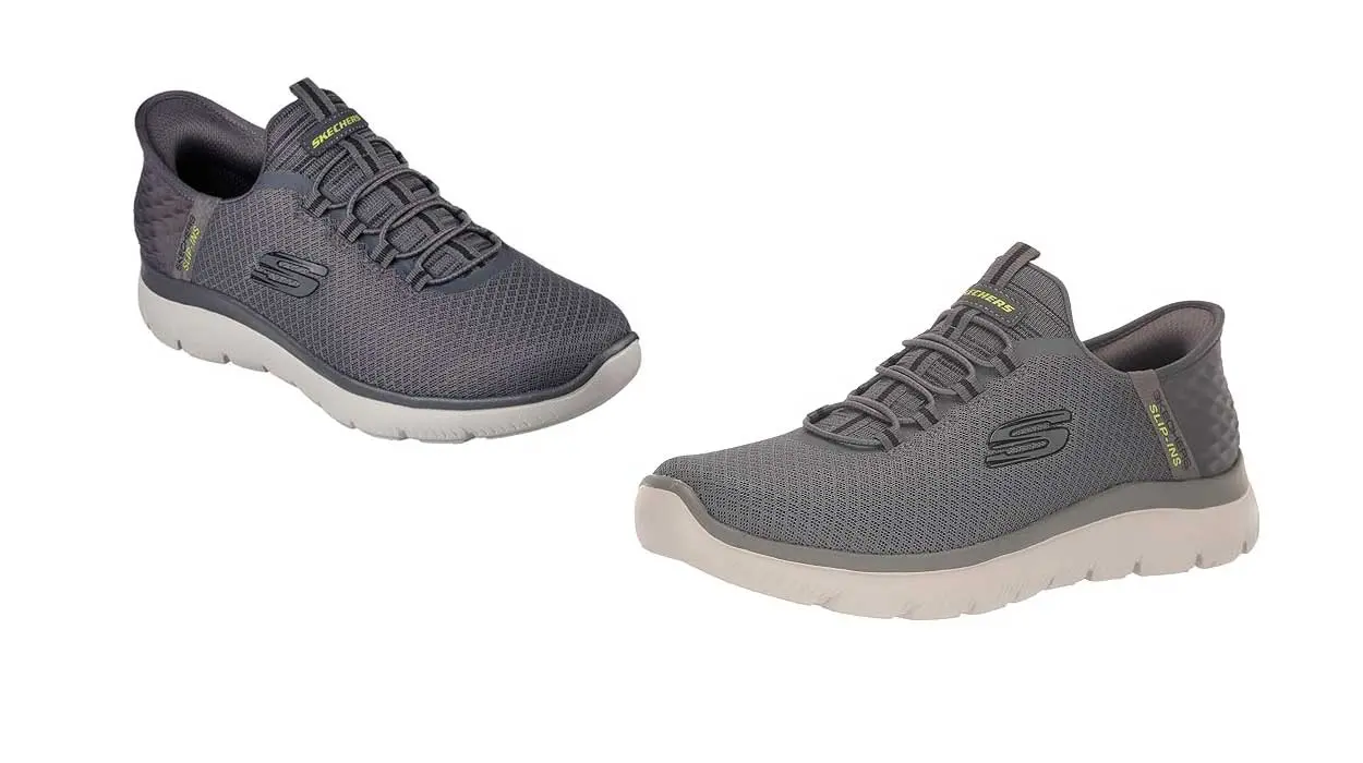 Chollo Zapatillas Skechers Summits High Range Slip-ins en color gris para hombre por sólo 49,99€ con envío gratis (-41%)