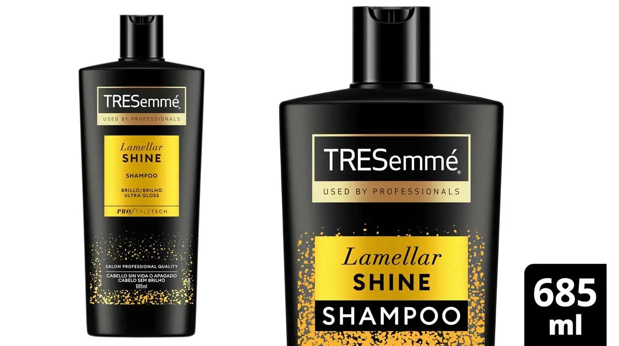 Chollo Pack x2 Champú TRESemmé Lamellar Shine de 685 ml por sólo 5,99€ con oferta 2×1 ¡2,99€ cada uno!