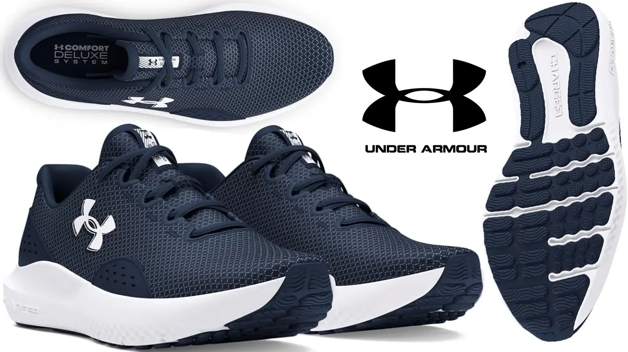 Chollo Zapatillas de running Under Armour UA Charged Surge 4 azules para hombre por sólo 34,95€ con envío gratis (-42%)