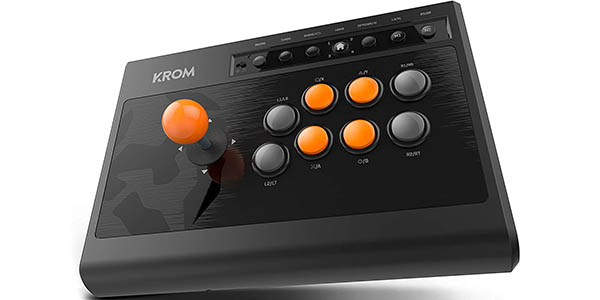 Chollo Gamepad Arcade KROM Kumite multiplataforma por sólo 32,22€ con envío gratis (-41%) ¡Es una pasada!
