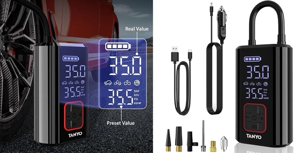Chollo Compresor de aire TANYO de 150PSI por sólo 24,99€ con cupón descuento (-40%)
