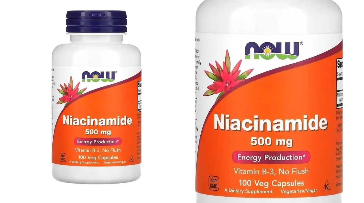Chollo Niacinamida 500 mg Now Foods de 100 cápsulas por sólo 8,54€ (-59%)