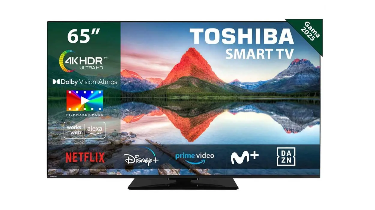 Chollo Smart TV Toshiba de 65″ 65UV3463DG por sólo 399€ con envío gratis (-33%)