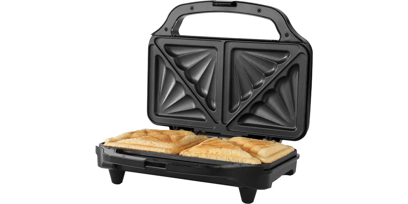 Chollo Sandwichera Petra PT2017TVDE XL de 900W por sólo 14,99€ (63% de descuento)
