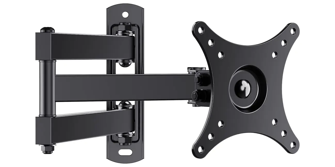 Chollo Soporte de pared Perlegear giratorio con brazo extensible para TV de hasta 32″ por sólo 8,97€ (-50%)