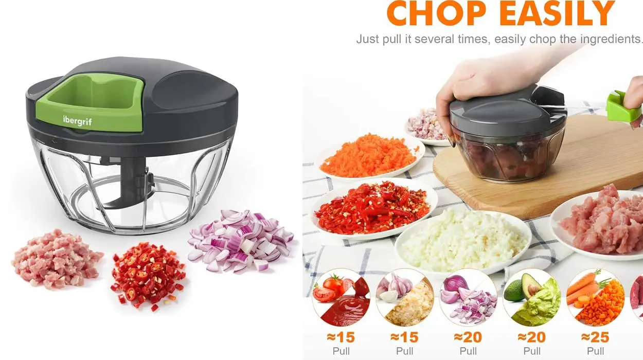Pica y tritura rapidísimo con esta picadora manual de cuerda Ibergrif a un precio MOLIDO ¡TOP ventas!