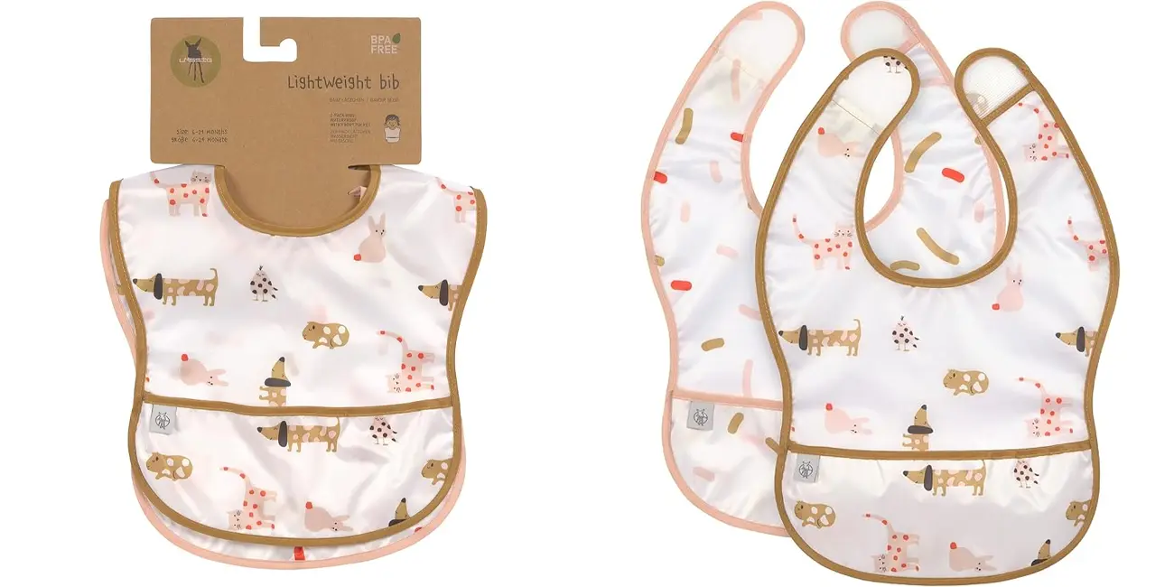 Chollo Pack 2x babero LÄSSIG para bebé por sólo 6,44€ (41% de descuento)