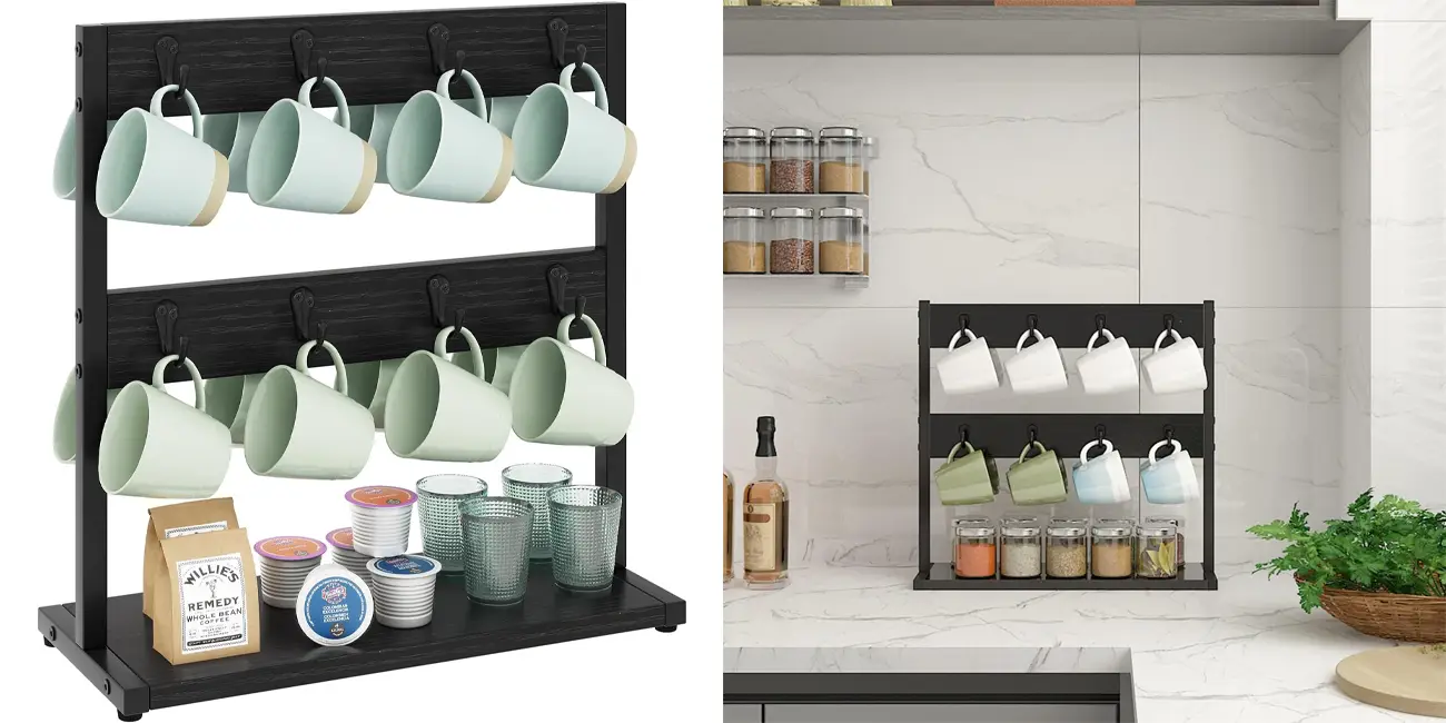 El organizador definitivo para tazas: tiene capacidad para 16 unidades y un precio espectacular