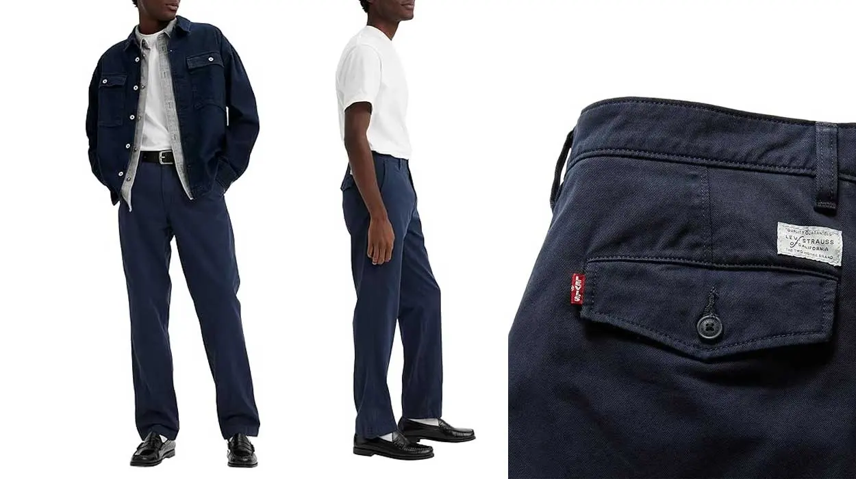 Chollo Pantalones chinos Levi’s XX Authentic Straight Casual para hombre por sólo 42,32€ con envío gratis (-52%)