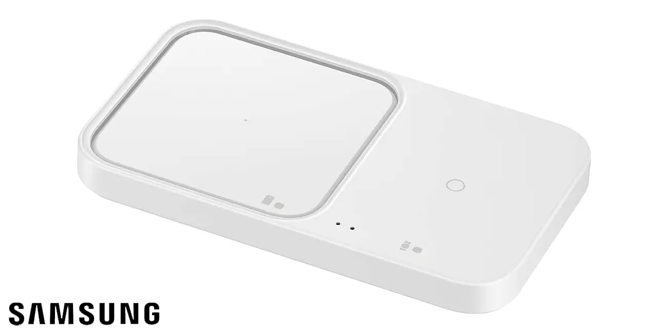 Chollo Cargador inalámbrico Samsung Dúo de 15W por sólo 39,39€ con envío gratis (-21%)