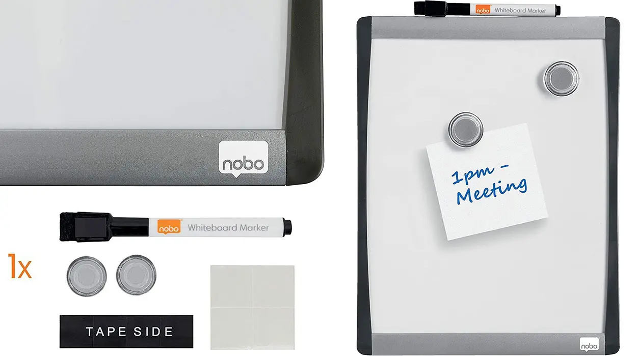 Chollo Mini Pizarra Magnética Nobo de marco curvado por sólo 4,99€ (-47%)