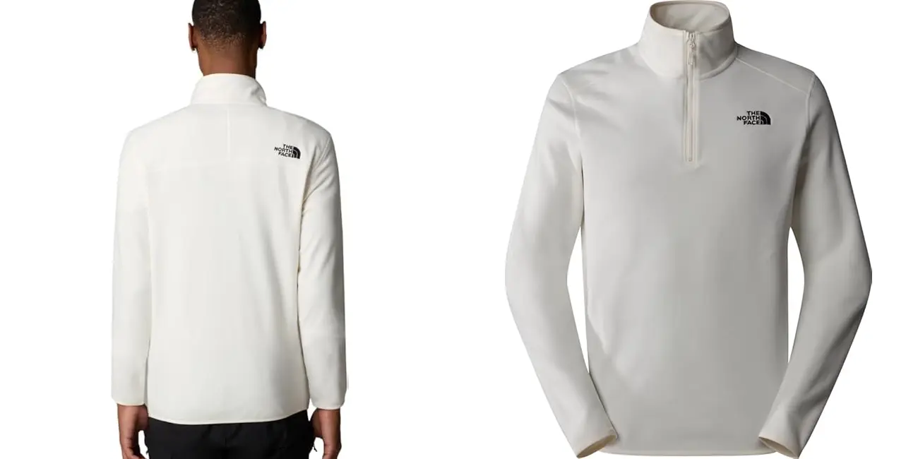 Chollo Forro polar The North Face 100 Glacier 1/4 Zip para hombre por sólo 38,95€ con envío gratis (-40%)