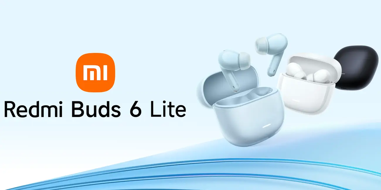 Chollo Auriculares inalámbricos Xiaomi Redmi Buds 6 Lite por sólo 16€ (20% de descuento)