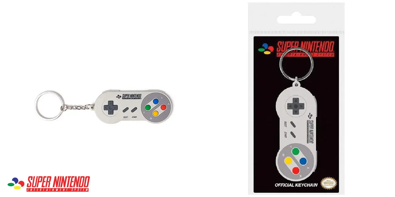 Chollo Llavero Pyramid International mando de Super Nintendo por sólo 2,12€ (-77%)