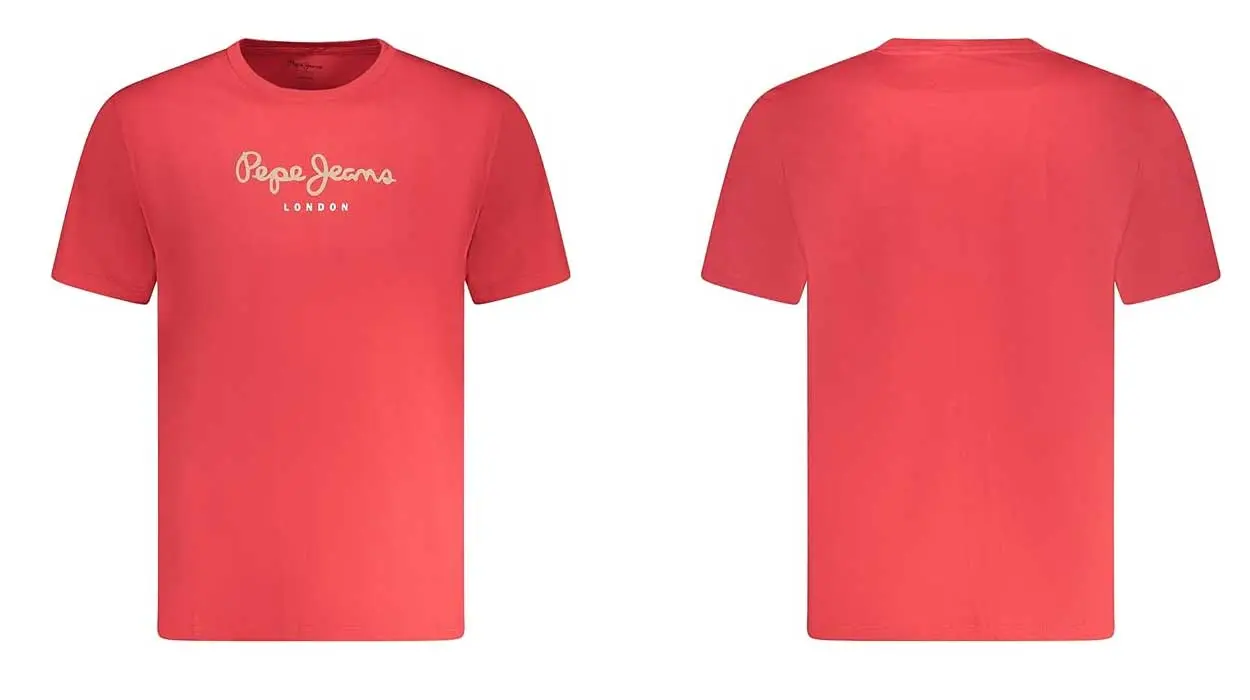 Chollo Camiseta Pepe Jeans Eggo N roja para hombre por sólo 13,56€ en talla M (-54%)