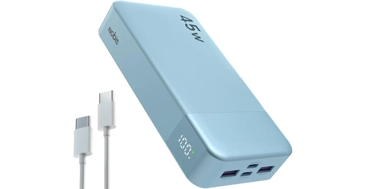 Amazon HUNDE el precio del powerbank NOBIS de 20.000 mAh y carga rápida por menos de 28€