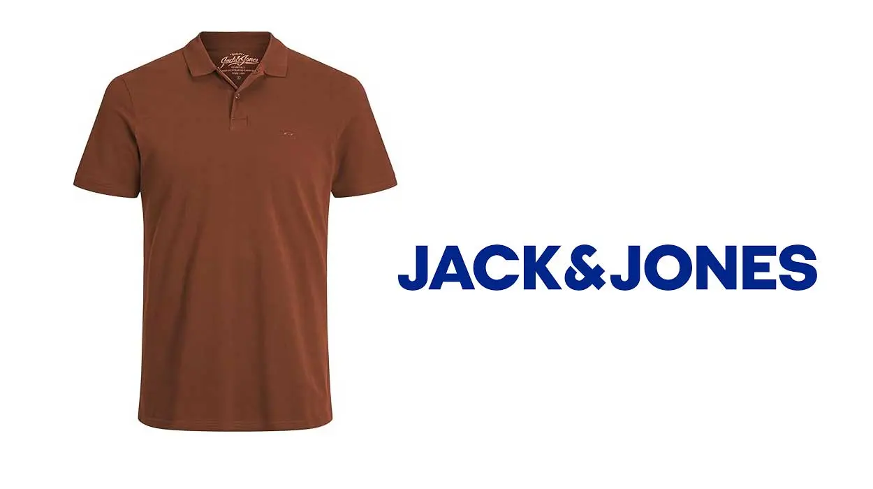Chollo Polo Jack & Jones JJebasic en color Arabian Spice para hombre por sólo 12,99€ (-35%)