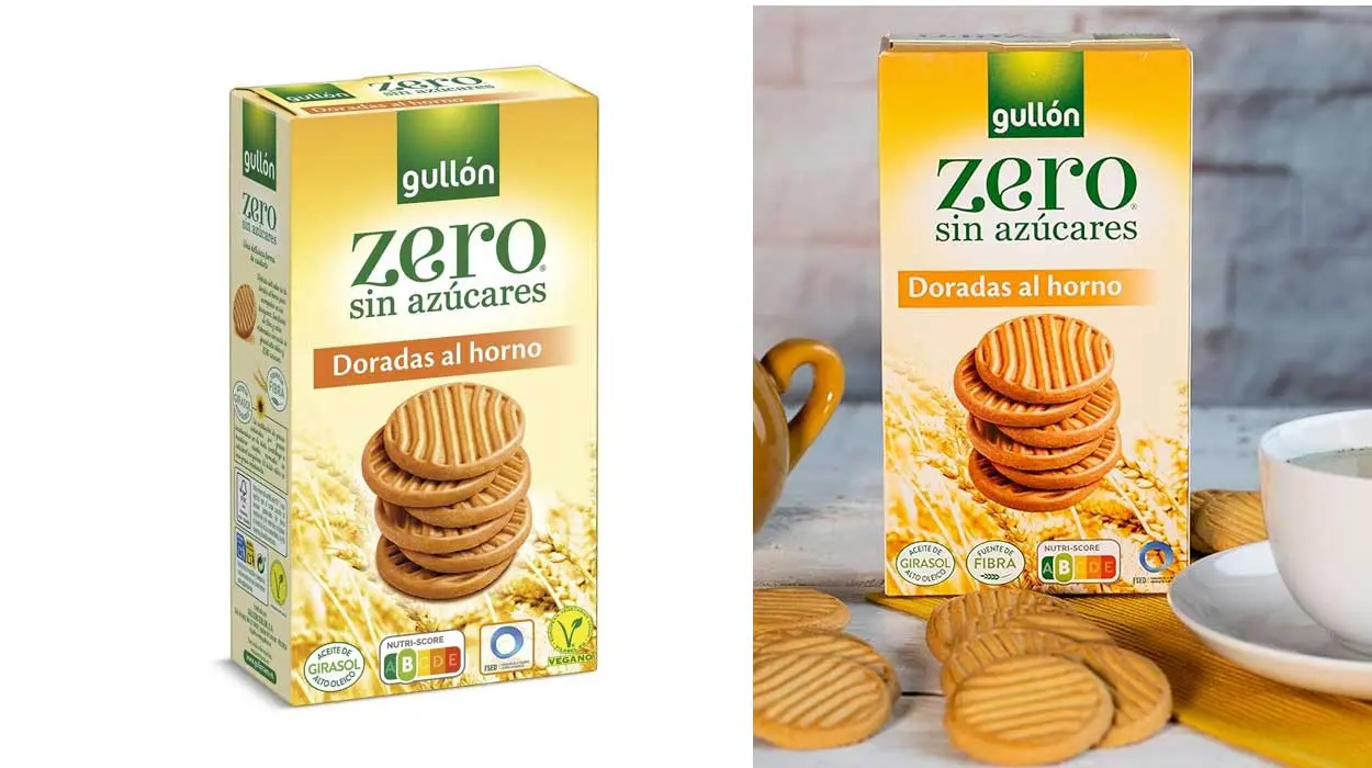 Chollo Pack x3 Galletas Gullón Zero sin azúcares doradas al horno de 330 g por sólo 5,98€ con oferta 3×2 ¡1,99€ cada paquete!