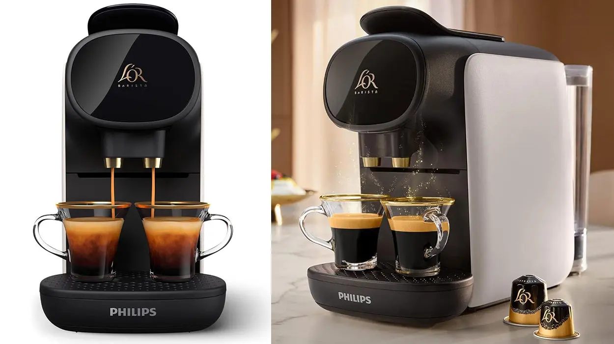 Chollo Cafetera espresso de cápsulas Philips L’Or Barista Sublime en color blanco por sólo 54,99€ con envío gratis (-52%)
