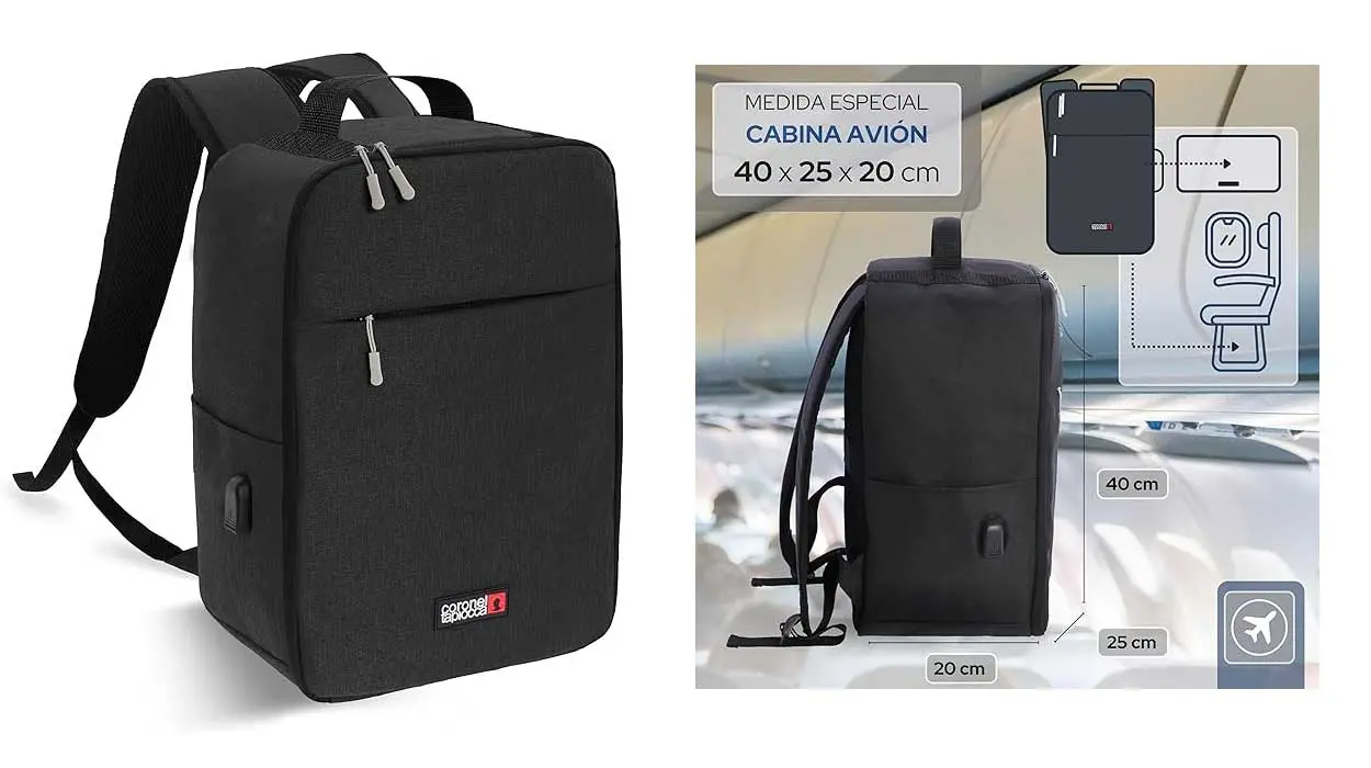 Chollo Mochila de viaje para cabina Coronel Tapioca por sólo 24,65€ (-25%)