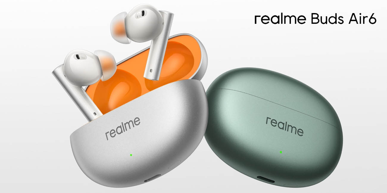 Chollo Auriculares inalámbricos Realme Buds Air 6 por sólo 33,19€ con envío gratis (-46%)