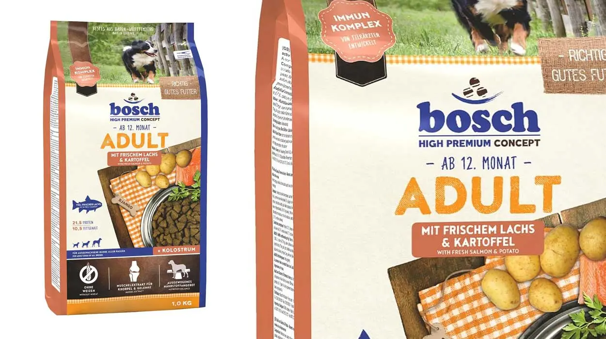 Chollo Alimento seco Bosch HPC Adult de 1 kg con salmón fresco y patata para perros por sólo 2,69€ (-55%)