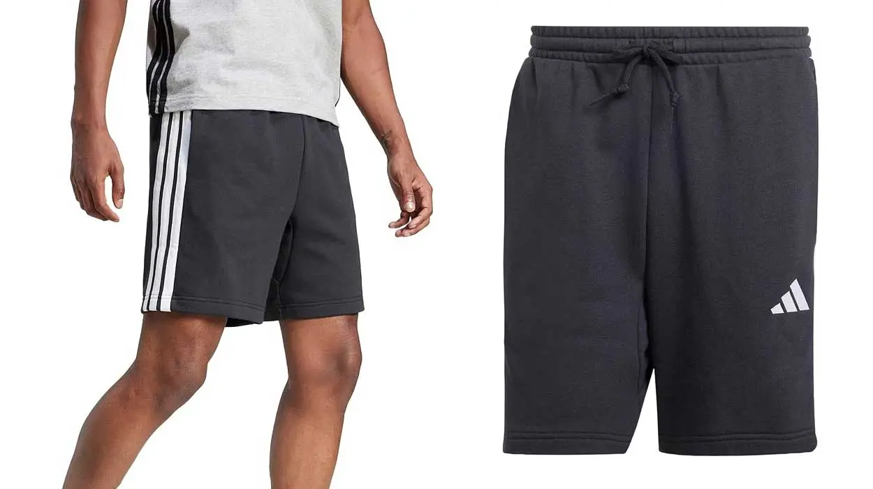 Amazon rebaja el pantalón corto Adidas 3 Bandas de rizo francés más vendido ¡Corre a por él!