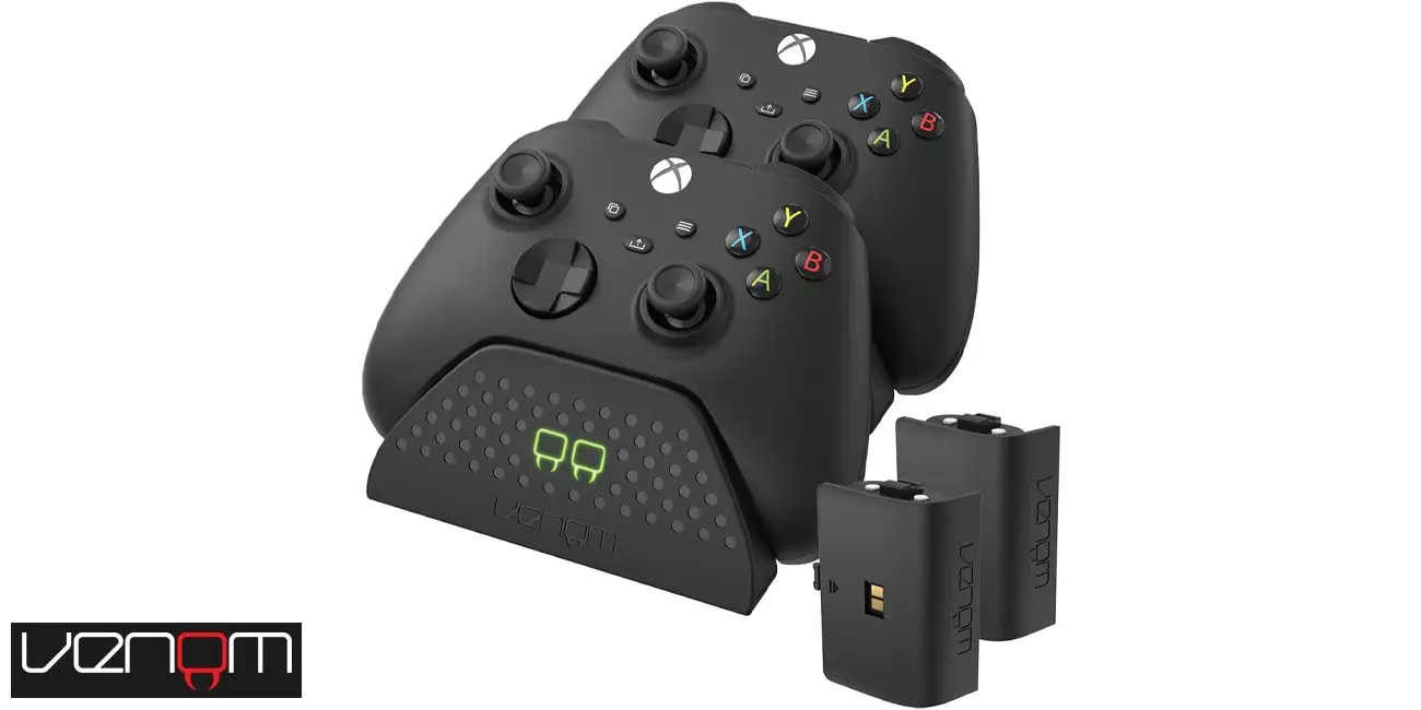 Chollo Base de carga Venom para 2 mandos Xbox + 2 baterías por sólo 13,53€ (-46%)