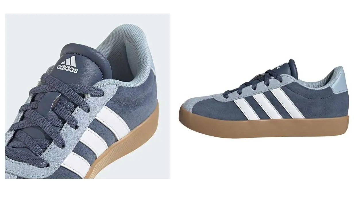 Chollo Zapatillas infantiles Adidas VL Court 3.0 en color azul hasta talla 38 por sólo 31,91€ con envío gratis (-36%)