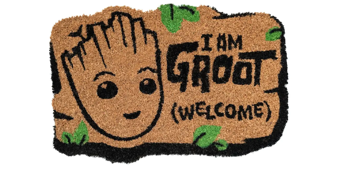 Chollo Felpudo Marvel Groot de 60 x 40 cm por sólo 15,59€ (22% de descuento)