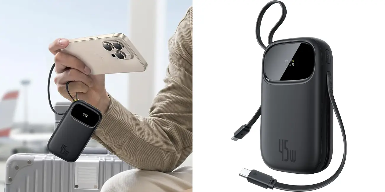 Chollo Powerbank Baseus Qpow3 de 45W y 20.000 mAh por sólo 34,99€ y envío gratis con cupón (-30%)