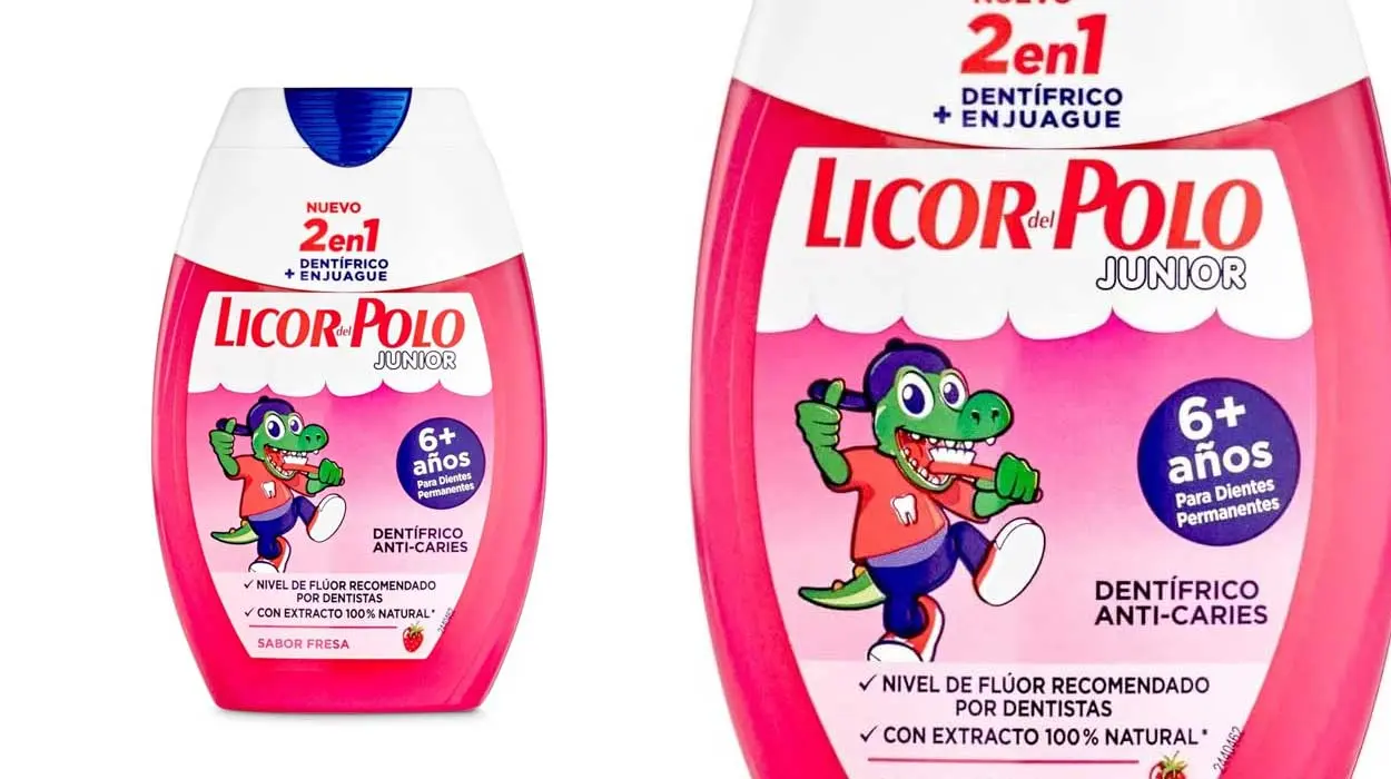 Chollo Pack x3 Pasta de dientes Junior Licor del Polo 2 en 1 +6 años por sólo 3€ con oferta 3×2 ¡1€ cada una!
