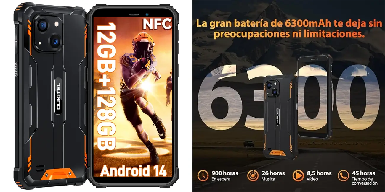 Chollo Smartphone OUKITEL WP32 de 6″ HD ultra resistente por sólo 118,99€ con envío gratis (-43%)