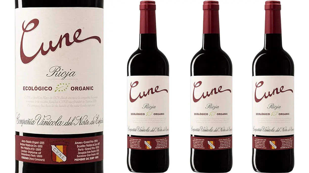 Chollo Pack x3 Vino tinto Rioja Cune Ecológico de 75 cl por sólo 14,90€ con oferta 3×2 ¡4,96€ cada una!