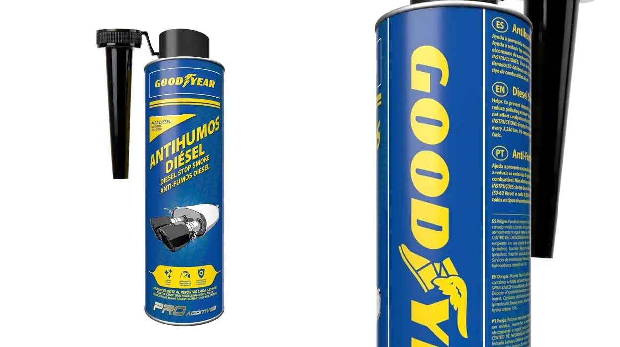 Chollo Aditivo de combustible Goodyear Anti Humos Diesel de 300 ml por sólo 8,46€ (-10%)