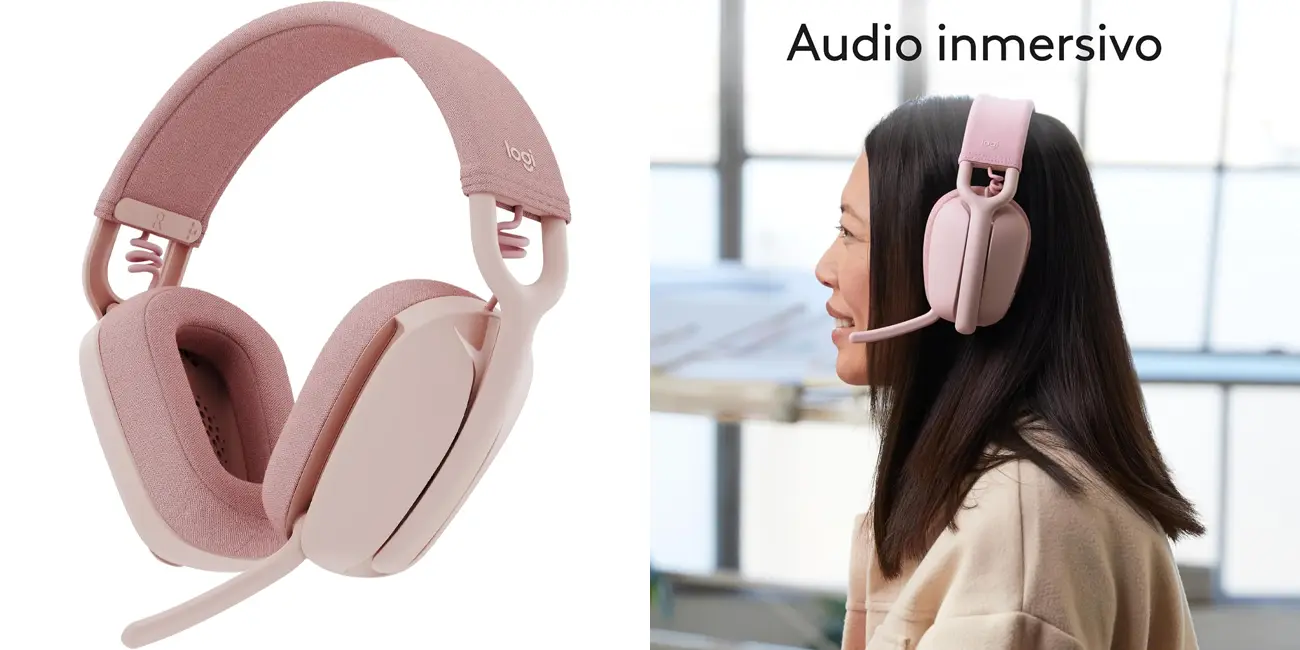 Chollo Auriculares gaming inalámbricos Logitech Zone Vibe 100 por sólo 75,99€ con envío gratis (-41%)