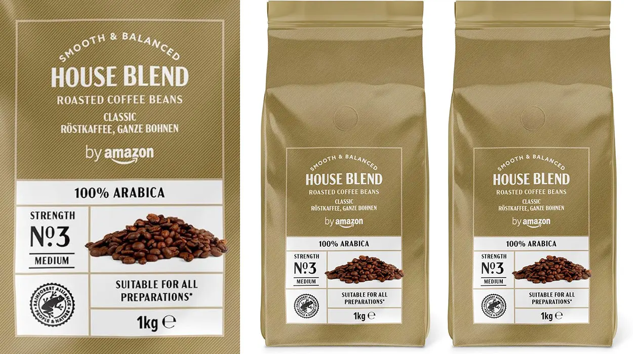 Chollo Café en grano by Amazon 100% Arábica de 2 kg por sólo 17,39€