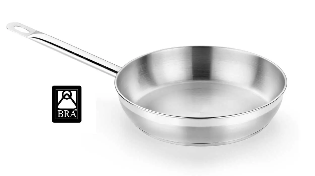 Chollo Sartén BRA profesional A121612 de acero inoxidable de 24 cm por sólo 15,98€ (-45%)