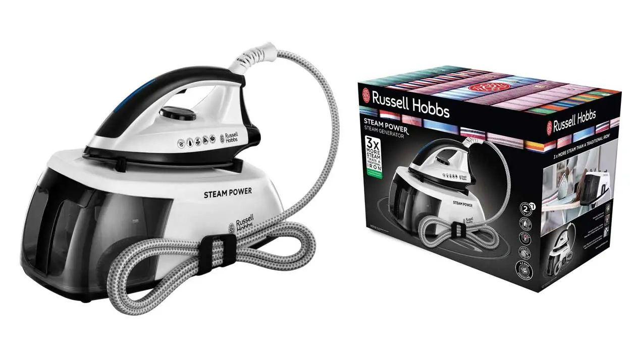 Chollo Centro de planchado Russell Hobbs Steam Power 24420-56 por sólo 45€ con envío gratis (-62%)