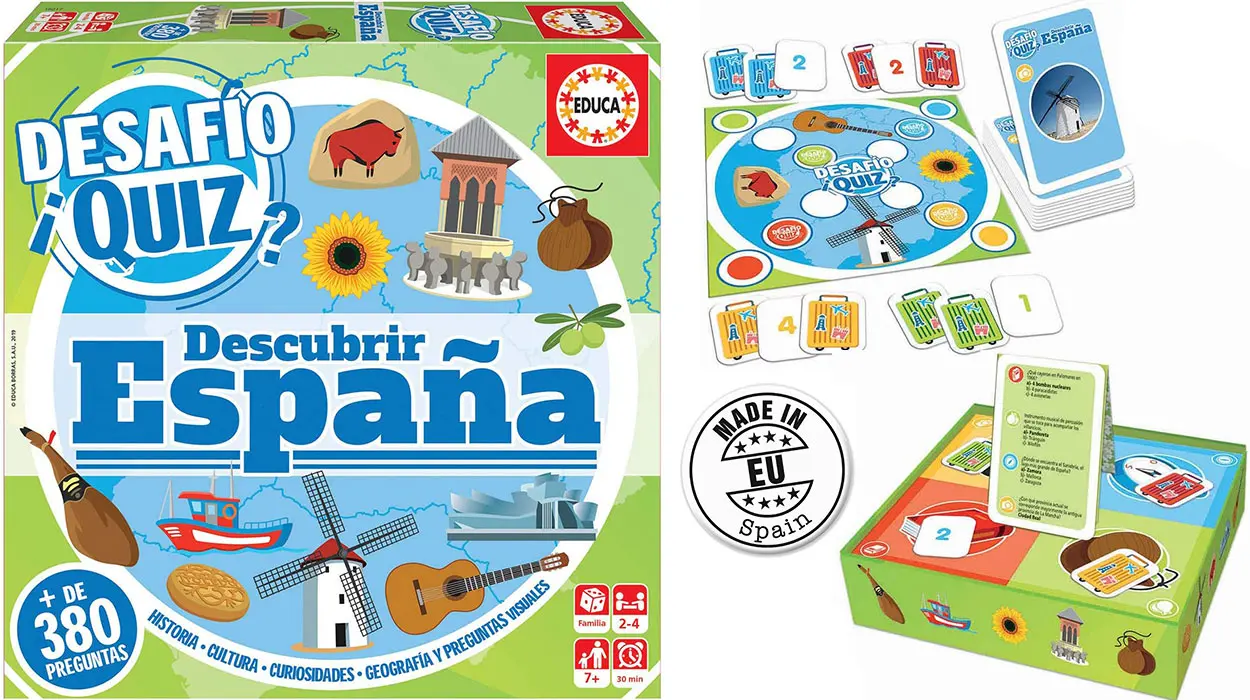 Chollo Juego de mesa Desafío Quiz – Descubrir España por sólo 8,99€ (-31%)
